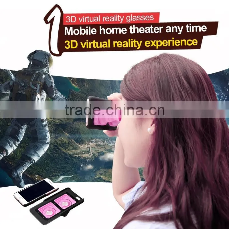 2016 hot selling cheap price factory wholesale VR BOX mobile case 3D Glasses
