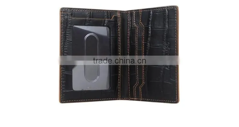 2017 RFID wallet slim leather front pocket credit card wallet for men
