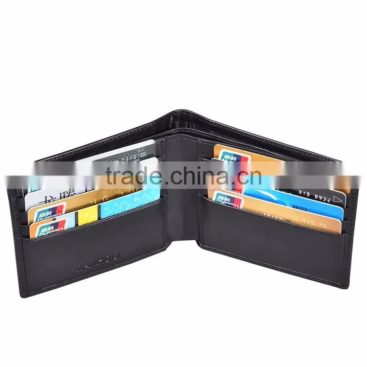 Tianhooo RFID Blocking Minimalist Genuine Leather Slim Front Pocket Wallet