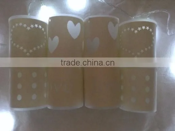 Personalised Paper Lantern Fairy Lights 20 LED lights string