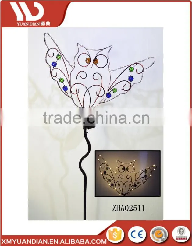 Vivid Owl Design Solar Landscape Light Solar Power Garden Light