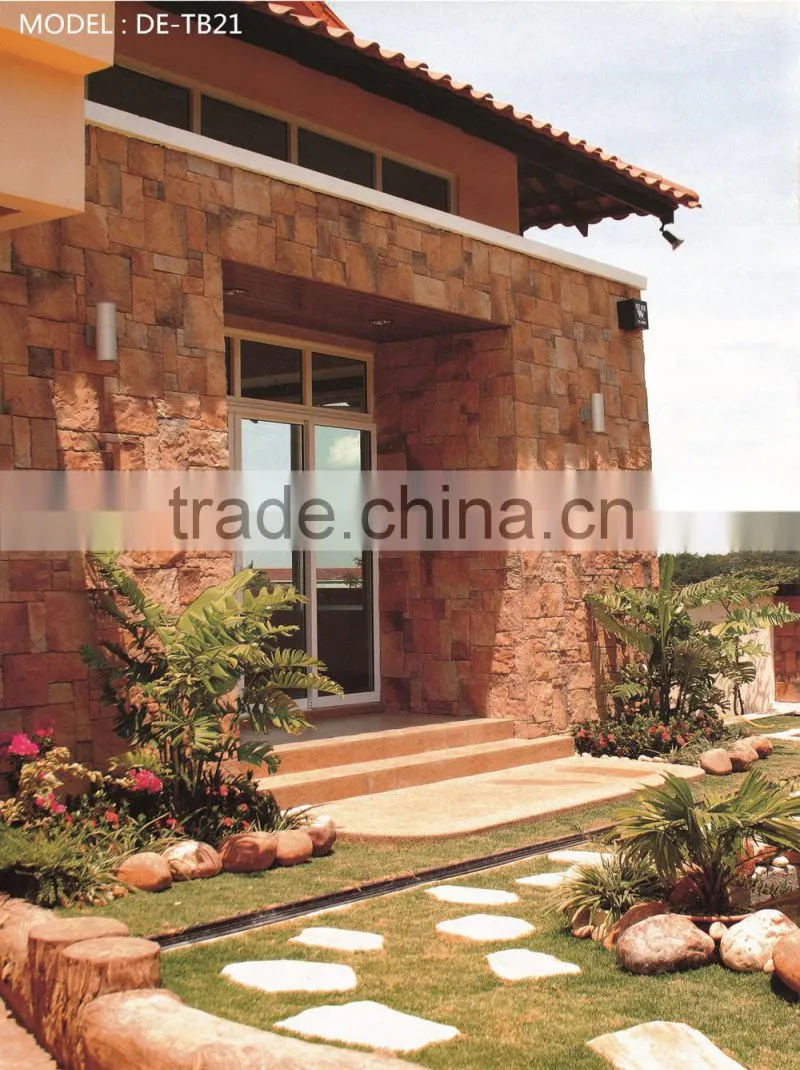 Artificial outdoor european style castle stone bricks