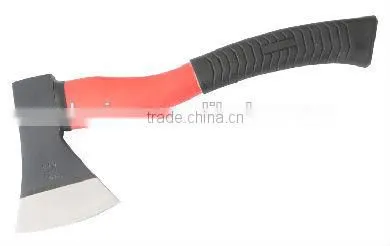 Forged carbon steel hand Felling Axe with fiberglass handle