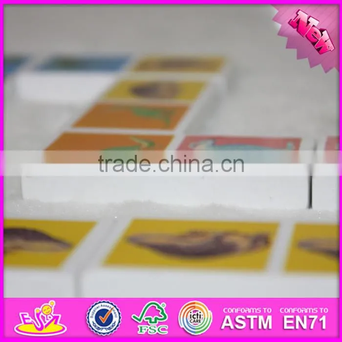 2016 Brand new children wooden block games W15A072