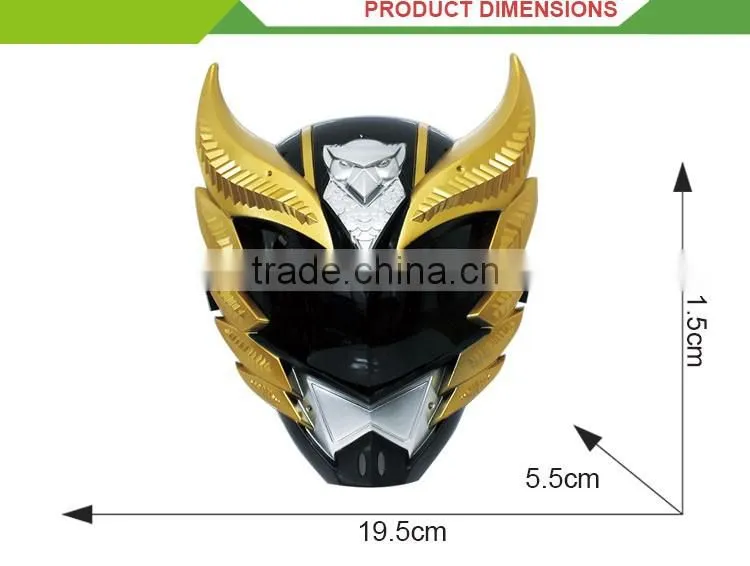 Hot sale led light children cartoon face mask toy
