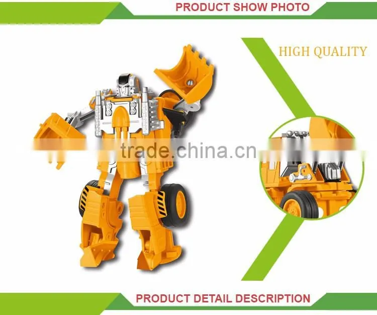 Hot sale educational deformation set metal toy bulldozer
