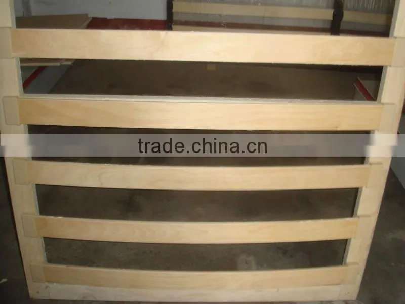 Heze kaixin Birch/Poplar/Pine wood slatted military bed frame