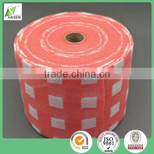 High quality Disposable Spunlace Nonwoven makeup soft tulle roll/tissue/soft towel roll Wholesale China