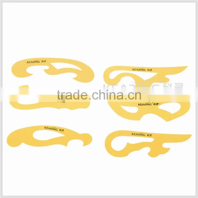 Flexible plastic hip curve ruler for bra pattern making 1.2mm thick 5pcs per set #1305S