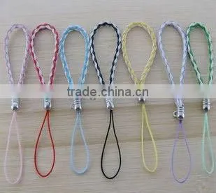 woven strapscell phone charm accessories silver mobile phone charm straps accessories cell phone woven cords