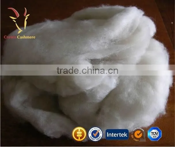 Dehaired Goat Wool Pure Combed Cashmere Yarn Fiber