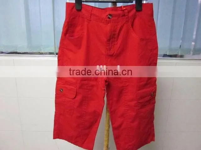 european boys' high quality vantage biker jeans shorts wholesale china denim biker jeans straight half pants
