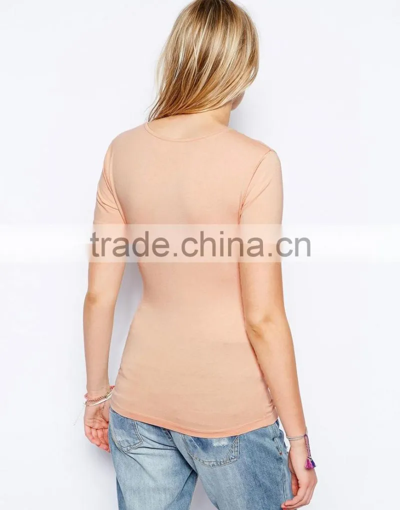 Wholesale blank maternity t shirts in high quality