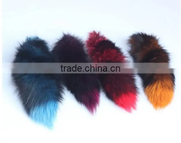 Key chain fur factory direct MIni fox tail female dance custom