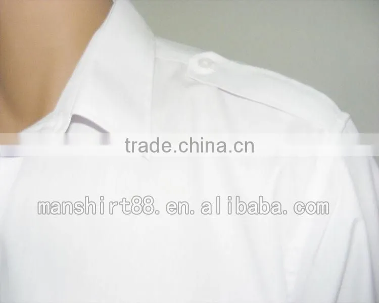 100%cotton Mens Shirts white casual Regular Fit Mens short Sleeve Shirts With Chest Pockets