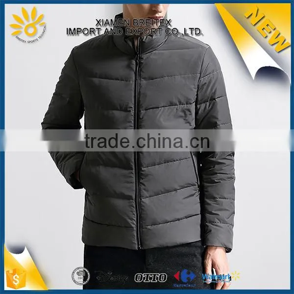 New listing custom nylon windproof ligh weight mens down jacket