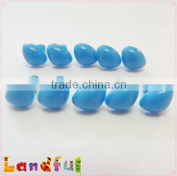 12mm Blue Safety Triangle Nose Plastic Craft Nose Plush Animal Nose