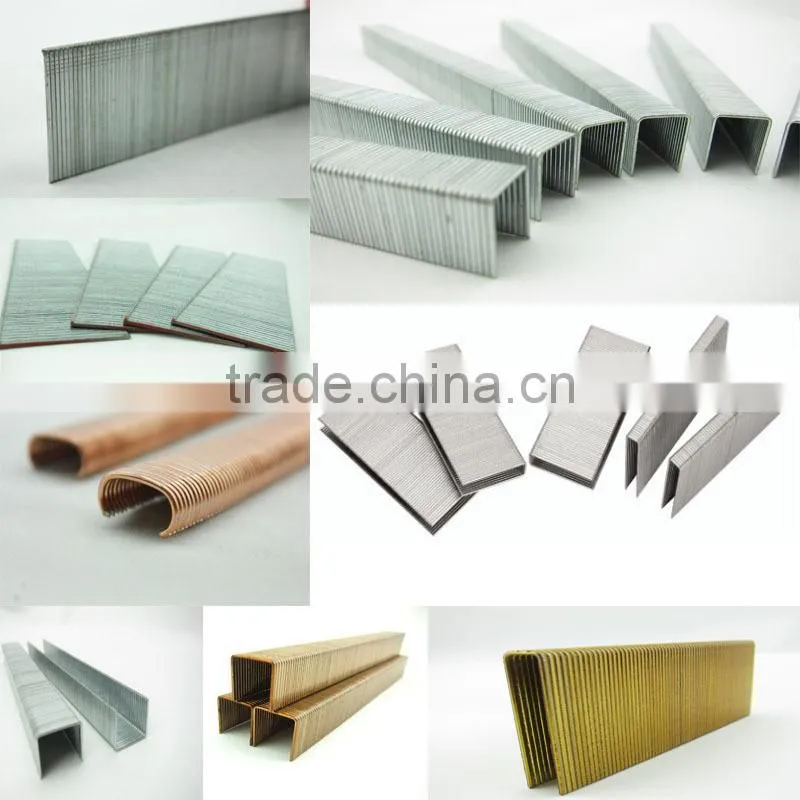 2015 high quality silver color office galvanized standard staples