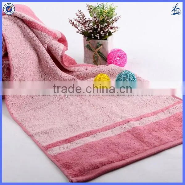 pink standard textile towels/wholesale face towel