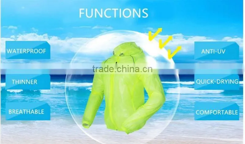 Cycling men skin jacket outdoor camping casual uv protection skin men coat sunscreen
