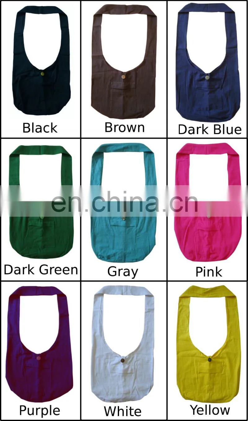 Thai Cotton Bags Hobo Sling Messenger Buddha Shoulder Hippie Yaam Crossbody Bag