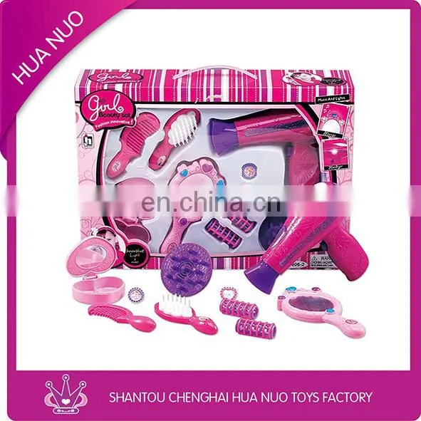 Beauty set girl haircut play house toy