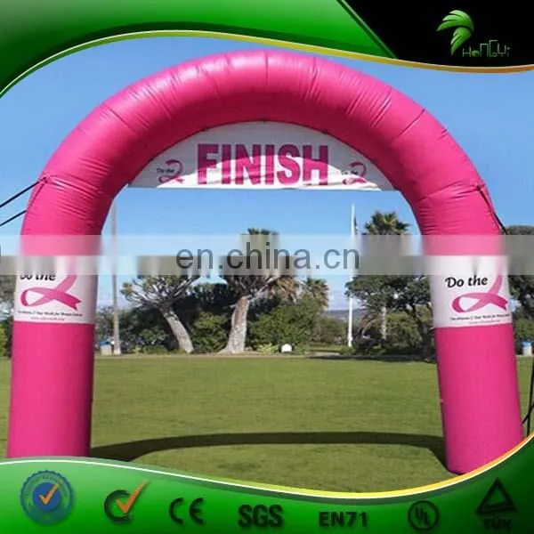 Custom Logo Inflatable Finish Line Arch / Waterproof Hot Sale Inflatable FinishStart Arch for Sports