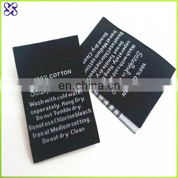 soft various woven label for garment