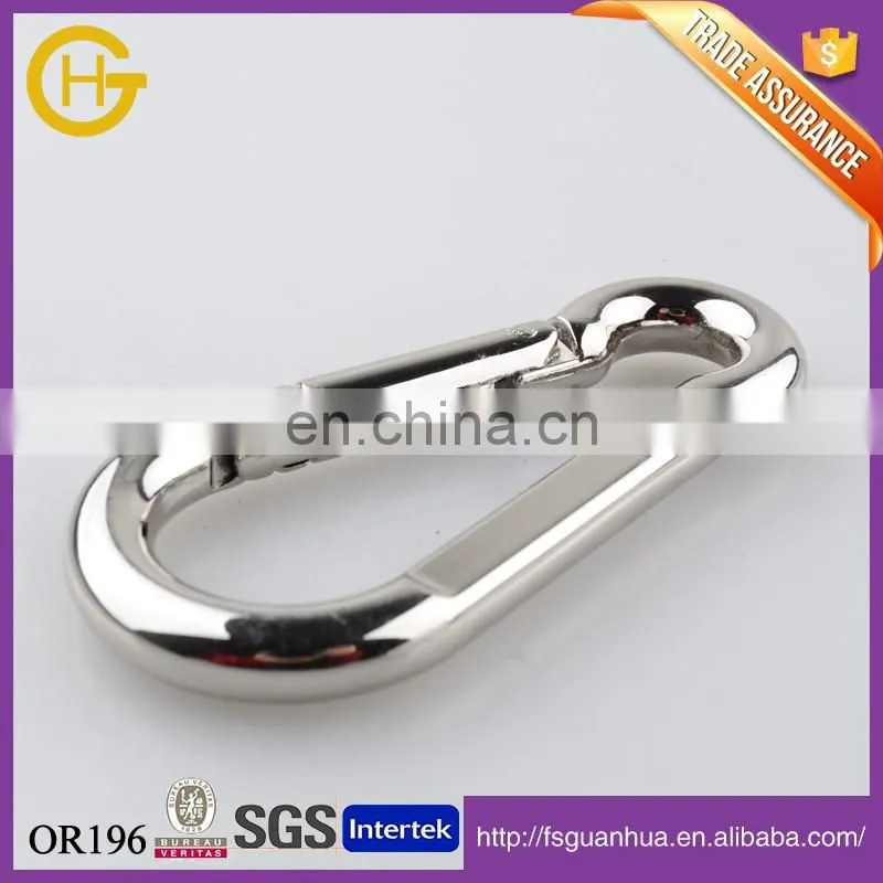 Fancy design polished nickle spring die-casting hook