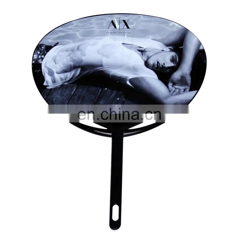 oem making hand held folding paper fans wholesale