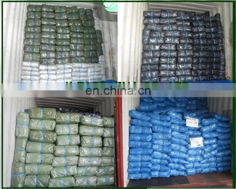 160 GSM Yellow/Green Tarpaulin - Korea Standard