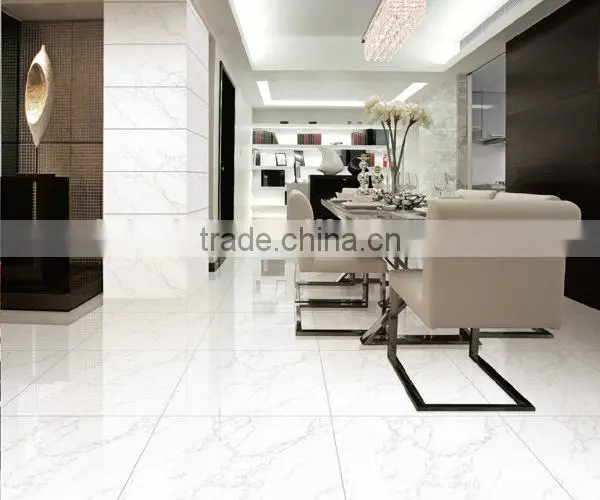 Living room decoration in Full polished porcelain floor tile 60x60 with ceramic floor tile