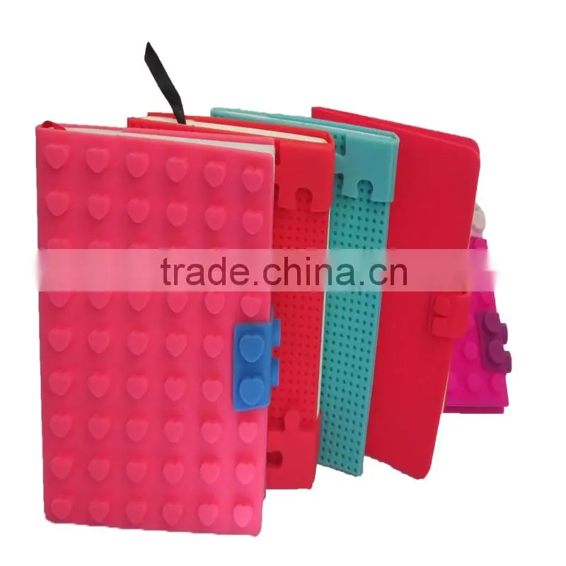 Custom notebook Make Office Stationery List Promotional Silicone Notebook Cover