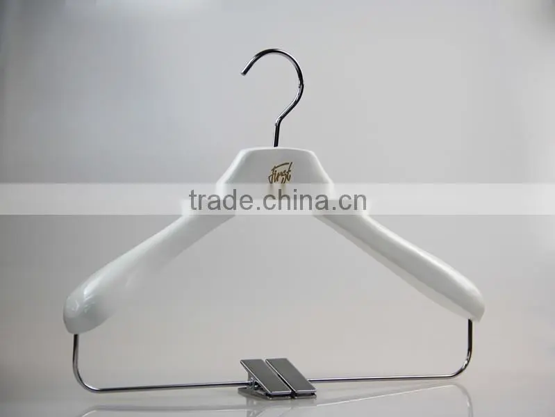 custom logo and size matched sets wooden top hanger