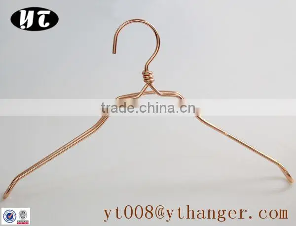 metal hanger use for coat luxury shirt hanger shiny steel wire hanger