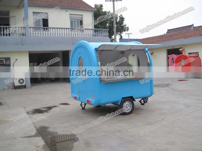 Made In Chima Mobile Ice Cream Cart Attractive Logo Street Fast Food Kiosk/ Fast Food Trailer