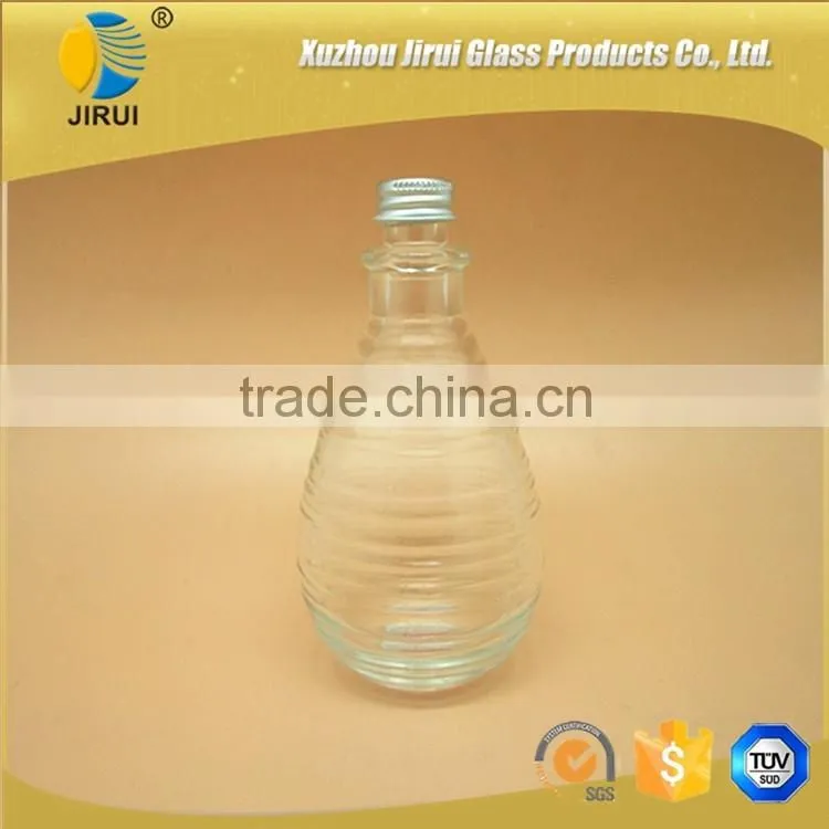 small wine glass bottle with aluminium screw cap 2oz
