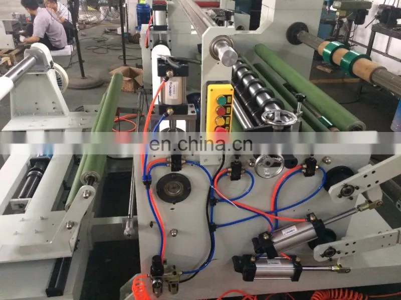 1800mm jumbo plastic paper film cloth fabric roll slitting rewinding machine