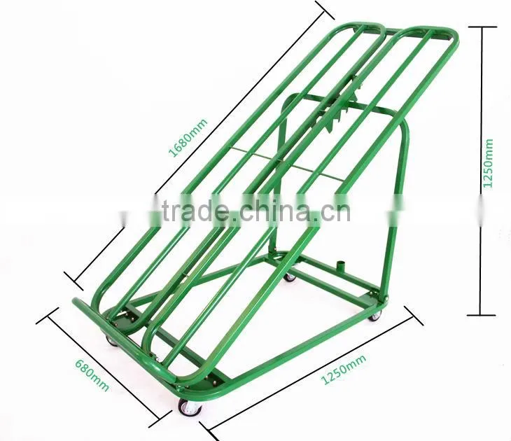 Convenient grocery shelf for supermarket with wheel