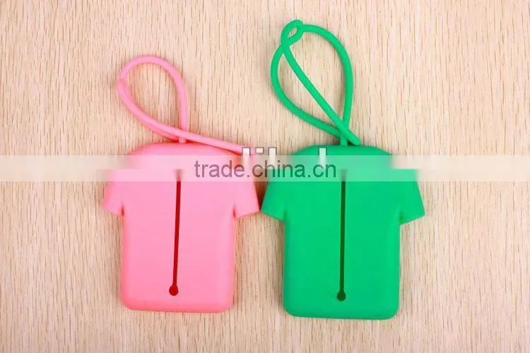 fashion silicone rubber key chains