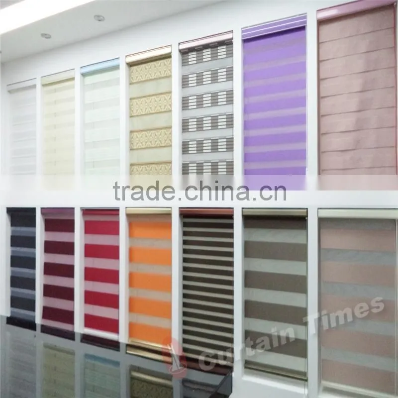 Curtain times Indoor Motorized Vertical Shades Blinds for sunshade