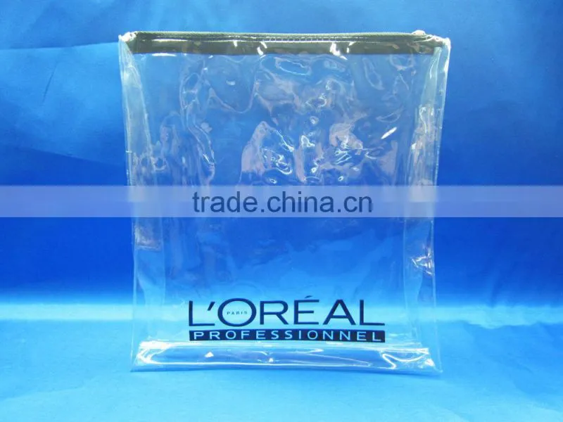 clear pvc towel packaging bag round plastic towel bags