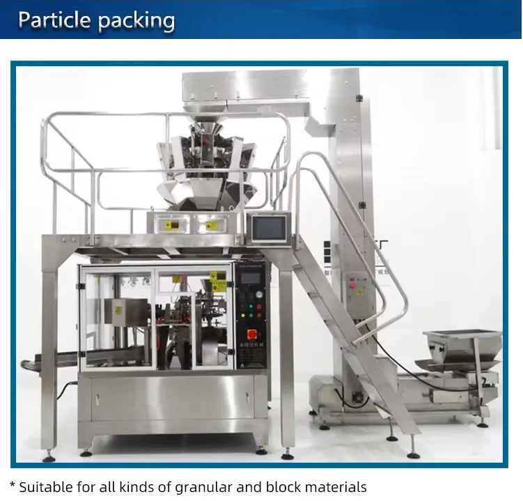 Rortary Premade Pouch Packing Machine for Ketchup Juice Pasta Sauce Baby Puree