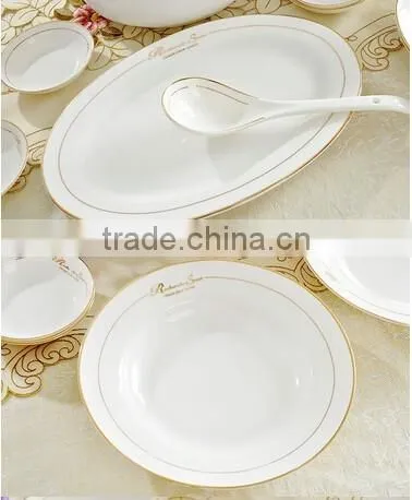 56 pcs Portuguese Design Ceramic Dinnerware Made In China