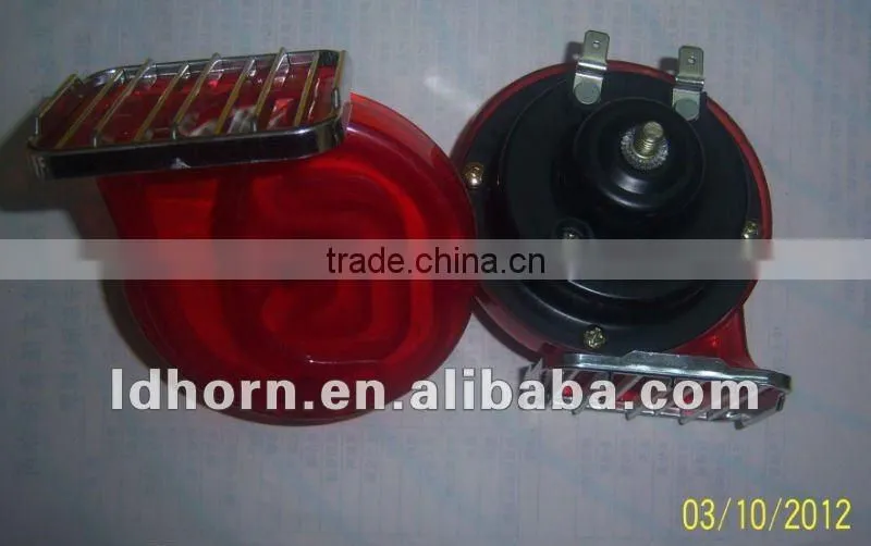 Upscale covered snail horn
