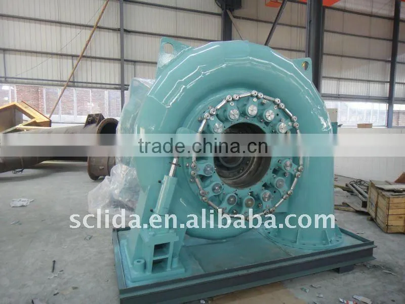 hydroelectric equipment for small/medium plant