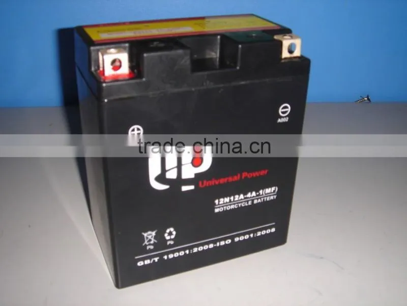Dry Charged Motorcycle Battery 12N7B-3A 12V 7AH