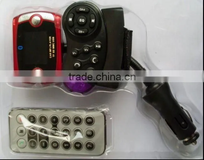 Bluetooth handsfree Car kit MP3 Player with FM transmitter remote control