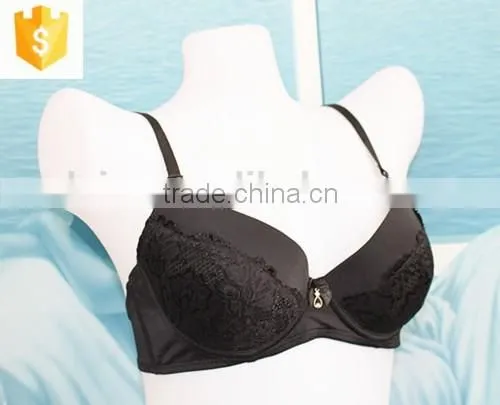 Classical/simple black match garment accessories bra for ladies