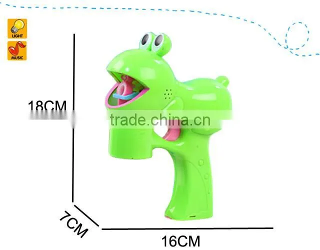 Summer toy kid led bubble gun toy